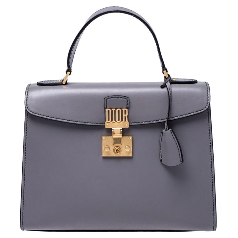 Christian Dior Oblique Small DiorAddict Flap Bag Navy Blue   lizyglamourbagscom